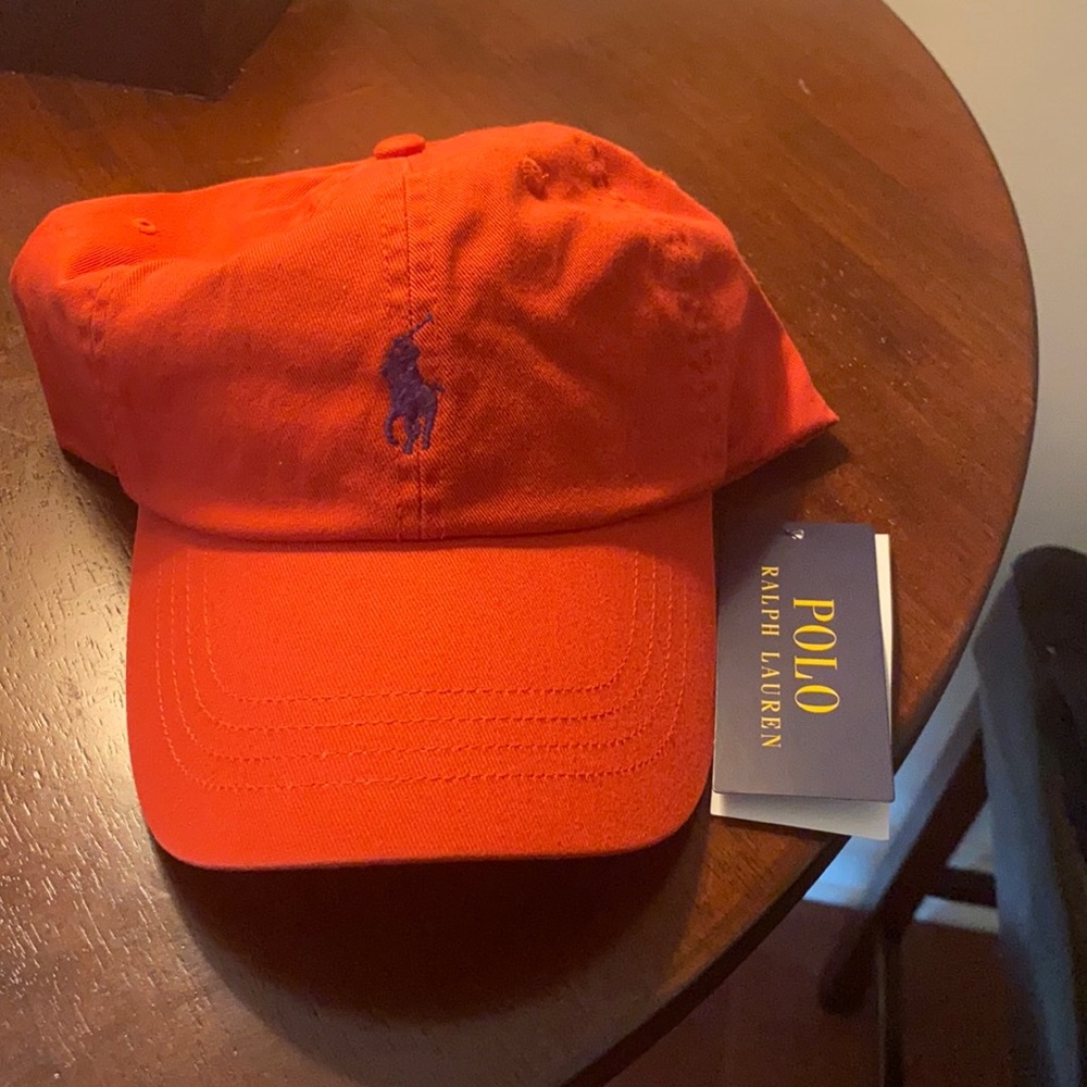 Orange polo hat
